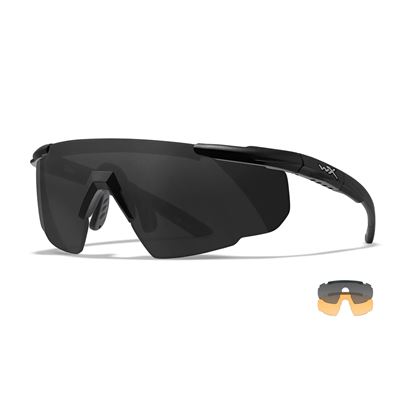 Zestaw okularów strzeleckich SABER ADVANCED II 2 oprawki BLACK