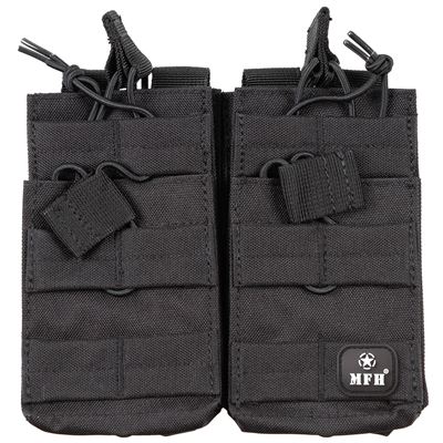 Torba MODULAR na magazynki podwójna 4 kieszenie CZARNA