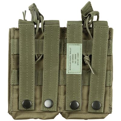 Torba MODULAR na magazynki podwójna 4 kieszenie ZIELONA