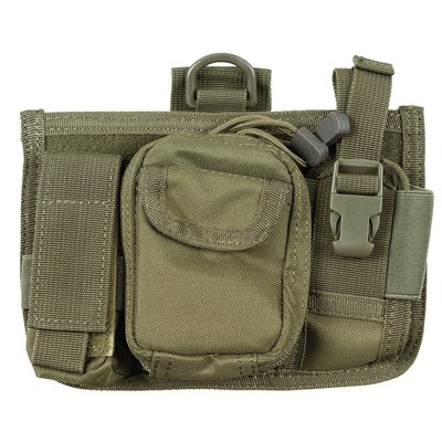 Saszetka na pas na telefon komórkowy, dokumenty i nóż MOLLE GREEN