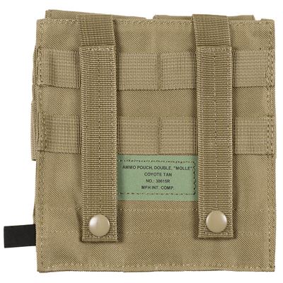 Podwójna torba MOLLE na magazynki M4/M16 COYOTE BROWN
