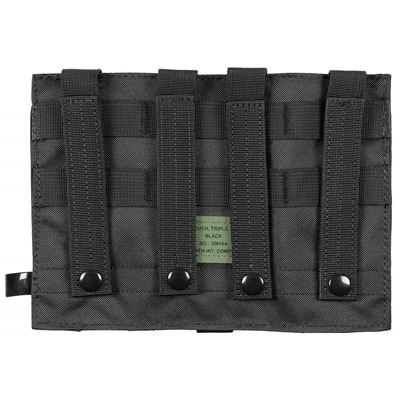 Torba MOLLE na magazynki M4/M16 potrójna CZARNA