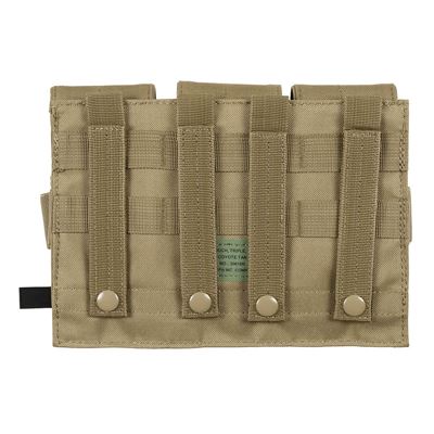 Torba MOLLE na magazynki M4/M16 potrójna COYOTE BROWN