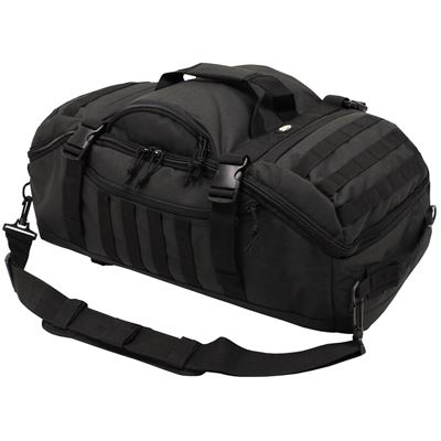Torba łączona z plecakiem TRAVEL MOLLE BLACK