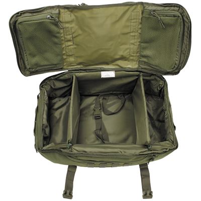 Torba łączona z plecakiem TRAVEL MOLLE GREEN