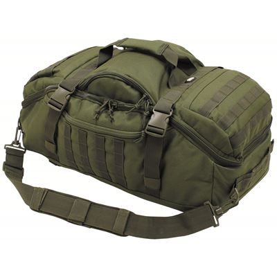 Torba łączona z plecakiem TRAVEL MOLLE GREEN