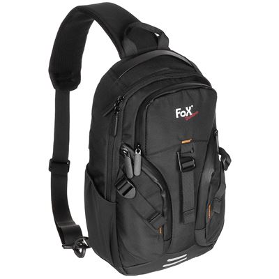 Plecak podróżny TRAVEL SLING na jedno ramię CZARNY