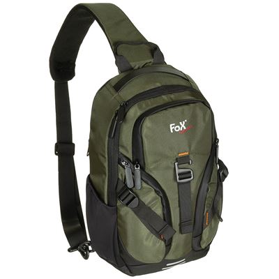 Plecak podróżny TRAVEL SLING na jedno ramię ZIELONY