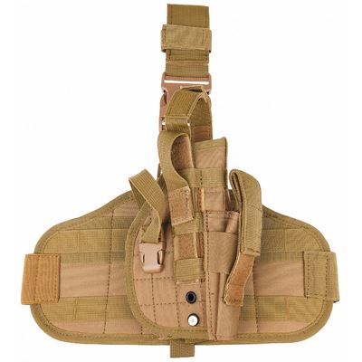 Kabura na broń udowa MOLLE COYOTE BROWN