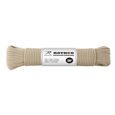 Sznur PARACORD poliester 550LB ø 4 mm / 15 m TAN