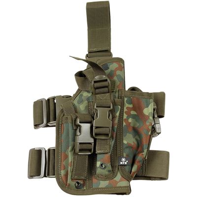 Etui na pistolet i magazynki na udzie prawe FLECKTARN