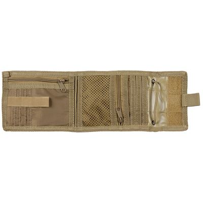 Portfel ID CASE na sznurku COYOTE BROWN