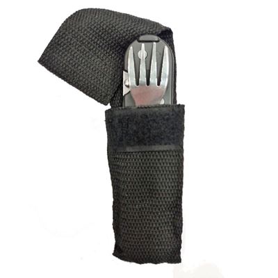 Sztućce KOMBI 5w1 z etui CZARNE