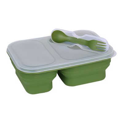 Pudełko na żywność LUNCHBOX składane ZIELONE