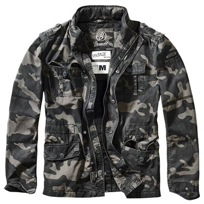 KURTKA BRITANNIA DARK CAMO