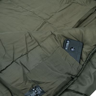 Śpiwór TF-2215 typu mumia modułowy GREEN