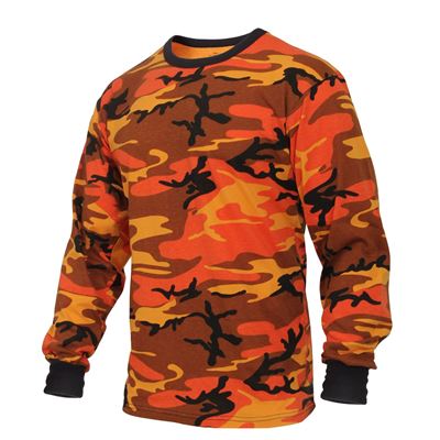 Koszulka z długim rękawem ORANGE CAMO