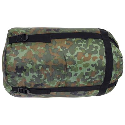 Śpiwór mumia dwuwarstwowy kamuflaż FLECKTARN