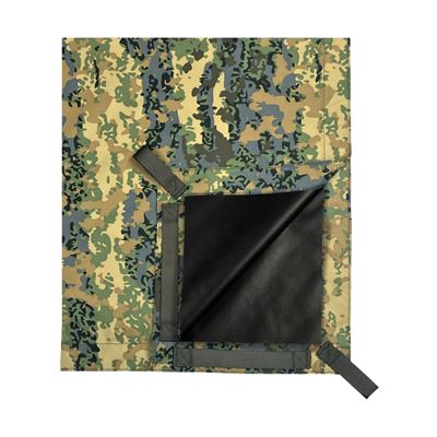Plandeka biwakowa TARP 220 x 250 cm IRR M-2017 Tarnanzug Neu AB 31653-220-24 4