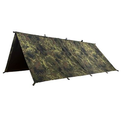 Plandeka biwakowa TARP 220 x 250 cm IRR BW FLECKTARN