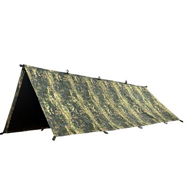 Plandeka biwakowa 280 x 300 cm BW SpezKr IRR M-2017 Tarnanzug Neu