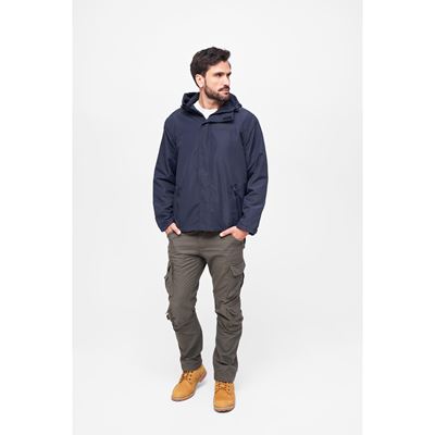 Kurtka wiatrówka FRONTZIP WINDBREAKER NIEBIESKA BRANDIT 3167-8 2