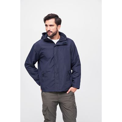 Kurtka wiatrówka FRONTZIP WINDBREAKER NIEBIESKA BRANDIT 3167-8 3