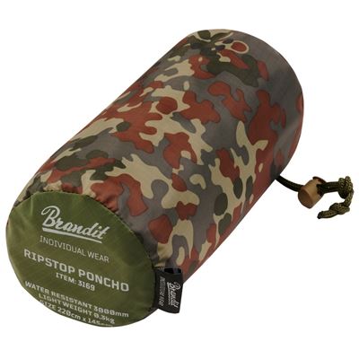 Ponczo Rip-stop z pokrowcem FLECKTARN