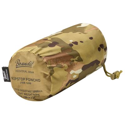 Ponczo Rip-stop z pokrowcem TACTICAL CAMO