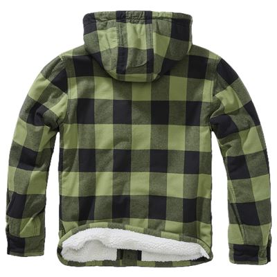 Lumber Jacket Hooded OLIV/CZARNA