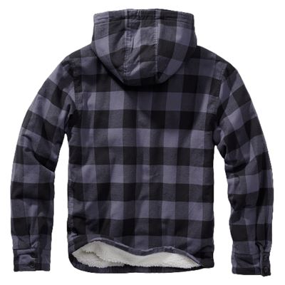 Lumber Jacket Hooded CZARNO/SZARA