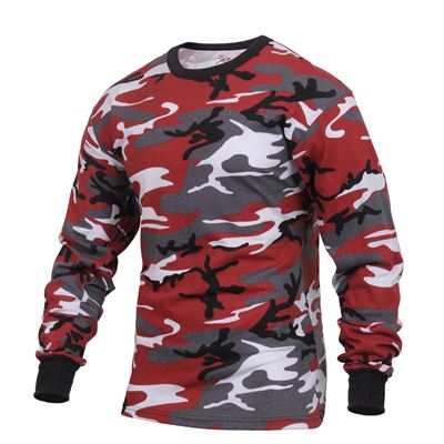 Koszulka z długim rękawem RED CAMO