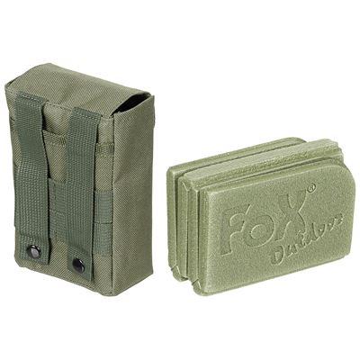 Składana poduszka siedziska THERMAL z rękawem MOLLE GREEN