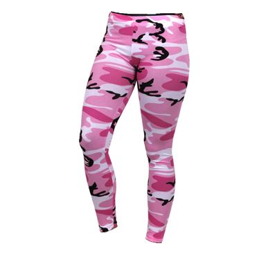 Legginsy kamuflażowe PINK PINK CAMO