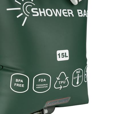 Prysznic solarny PREMIUM 15 litrów TPU GREEN