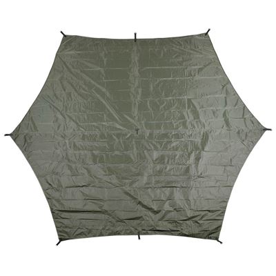 Wodoodporna plandeka Hexagon-Tarp 3,4 x 3,1 m ZIELONA
