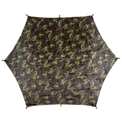 Wodoodporna plandeka Hexagon-Tarp 3,4 x 3,1 m vz.95 Les