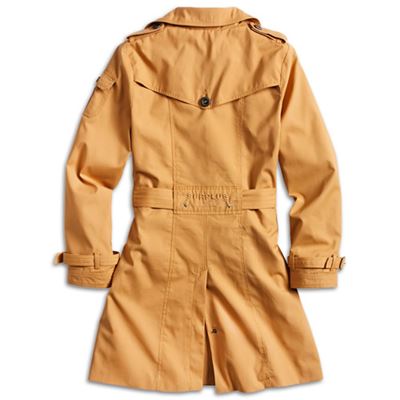 Płaszcz damski TRENCHCOAT BRĄZOWY