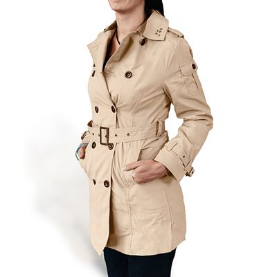 Płaszcz damski TRENCHCOAT KHAKI