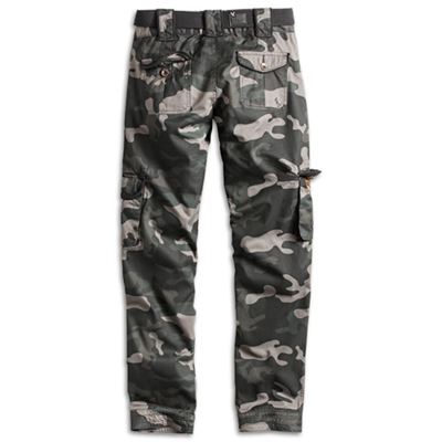 Spodnie damskie PREMIUM SLIMMY BLACK CAMO