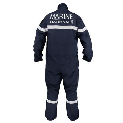 Kombinezon MARINE NATIONALE z odblaskowymi paskami NIEBIESKI