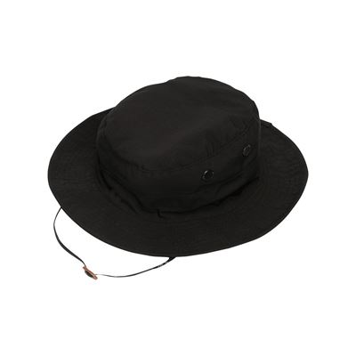 Regulowana czapka BOONIE GEN 2 BLACK rip-stop