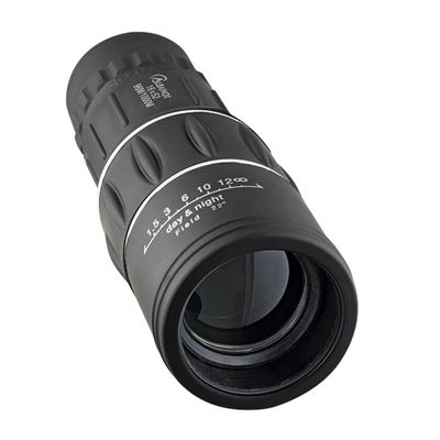 Lornetka monokularowa 16 x 52 z futerałem CZARNA