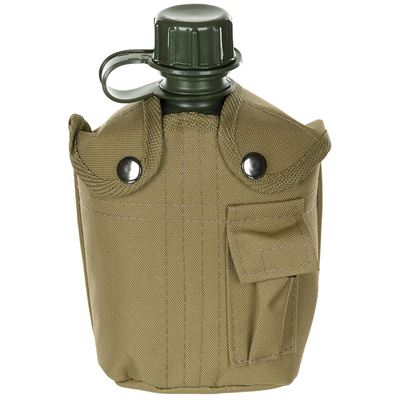 Butelka polowa z nylonowym pokrowcem US 1L COYOTE BROWN
