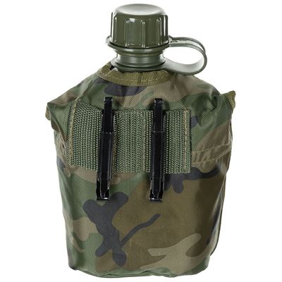Butelka polowa US nylonowa osłona 1L WOODLAND