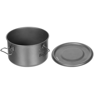 Garnek FOX z pokrywką 1,95 l szeroki TITANIUM