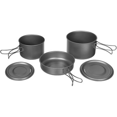 Naczynia kuchenne FOX pięcioczęściowe TITANIUM