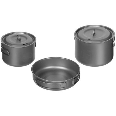 Naczynia kuchenne FOX pięcioczęściowe TITANIUM