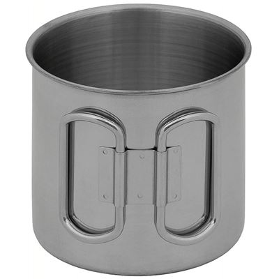 Kubek ze stali nierdzewnej FOX z uchwytami 450 ml