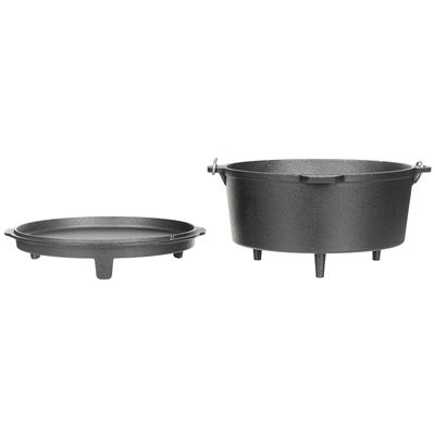 Garnek żeliwny DUTCH OVEN 5,7 l CZARNY